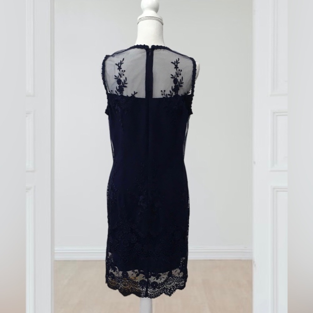 Nanette Lepore Lace Sheath Dress, Sz 10 - Picture 2 of 14
